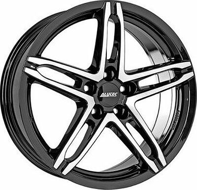 Alutec Poison 7x17 5x112 ET 38 Dia 70.1 Diamant black front polished