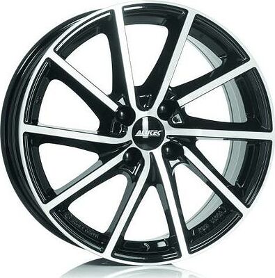 Alutec Singa 6x16 4x100 ET 40 Dia 56.6 Diamond Black Front Polished