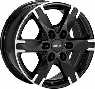 Alutec Titan 7.5x17 6x130 ET 55 Dia 84.1 Diamant black front polished