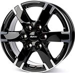 Alutec Titan 7.5x17 6x139.7 ET 30 Dia 106.1 Diamond Black Front Polished