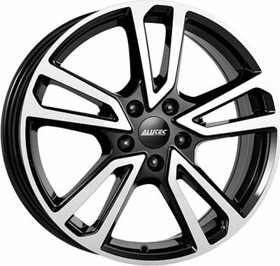 Alutec Tormenta 7x18 5x112 ET 45 Dia 57.1 Diamant black front polished