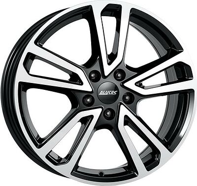 Alutec Tormenta 7x17 5x112 ET 45 Dia 57.1 Diamond Black Front Polished