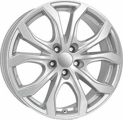 Alutec W10 7.5x17 5x112 ET 45 Dia 66.5 Polar Silver