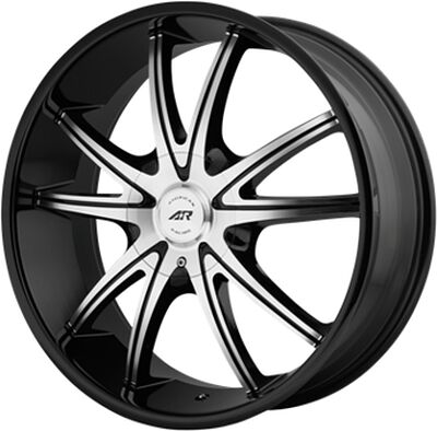 American Racing AR897 8x18 6x135 ET 38 Dia 100 Black/Machined