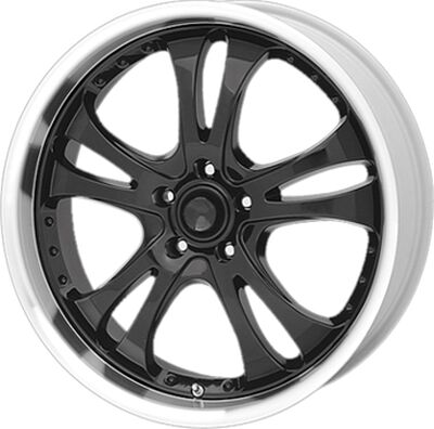 American Racing Casino (AR393) 8.5x20 5x114 ET 35 Dia 72.62 Black/Machined