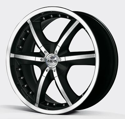 Antera 389 9.5x20 6x139.7 ET 30 Dia 78.1 Racing Black Lip Polished