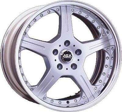 ASA BS2 7.5x17 5x100 ET 48 Dia 73.1 silver