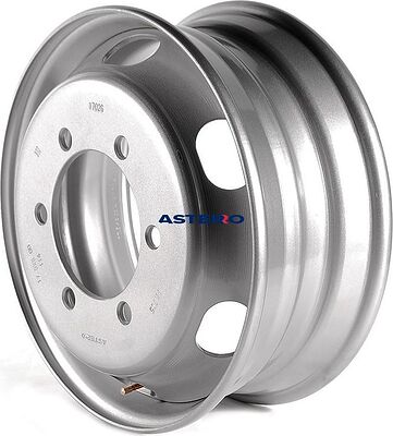 Asterro 6/205/161/114 6x17 6x205 ET 114 Dia 161 silver