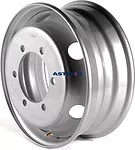 Asterro 6/205/161/115 6x17.5 6x205 ET 115 Dia 161 Silver Asterro 6/205/161/115 6x17.5 6x205 ET 115 Dia 161 Silver
