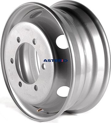Asterro 6/205/161/115 6x17 6x205 ET 115 Dia 161 silver