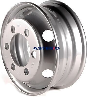 Asterro 6/222,25/164/123 6.75x17.5 6x222.25 ET 123 Dia 164 Silver