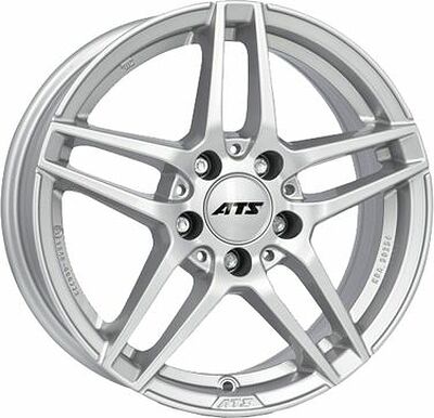 ATS Mizar 7.5x17 5x112 ET 40 Dia 66.5 Polar Silver