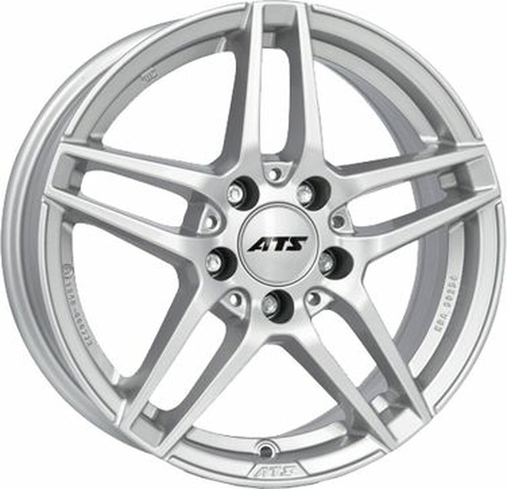 ATS Mizar 7x17 5x112 ET 36 Dia 66 Polar Silver