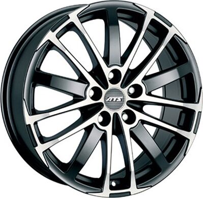 ATS X-treme 7.5x17 5x112 ET 37 Dia 70.1 Racing black front polished