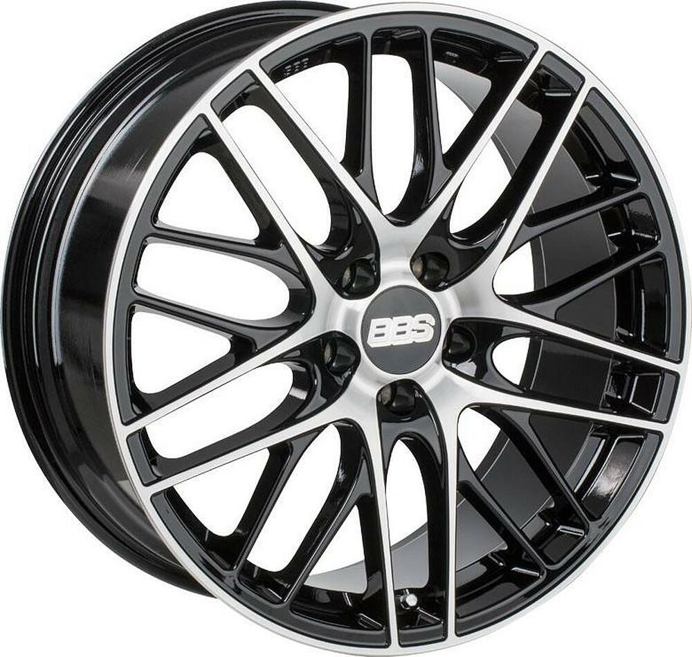 BBS CS 8.5x19 5x114.3 ET 42 Dia 82 Satin black/diamond-cut