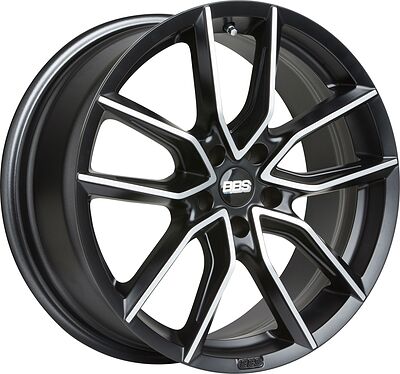 BBS XA 8.5x18 5x112 ET 46 Dia 82 BLACK DIAMOND CUT