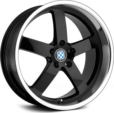 Beyern Rapp 8.5x18 5x120 ET 40 Dia 72 Gloss Black Mirror Cut Lip