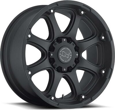 Black Rhino Glamis 9x20 8x165 ET 12 Dia 120 black