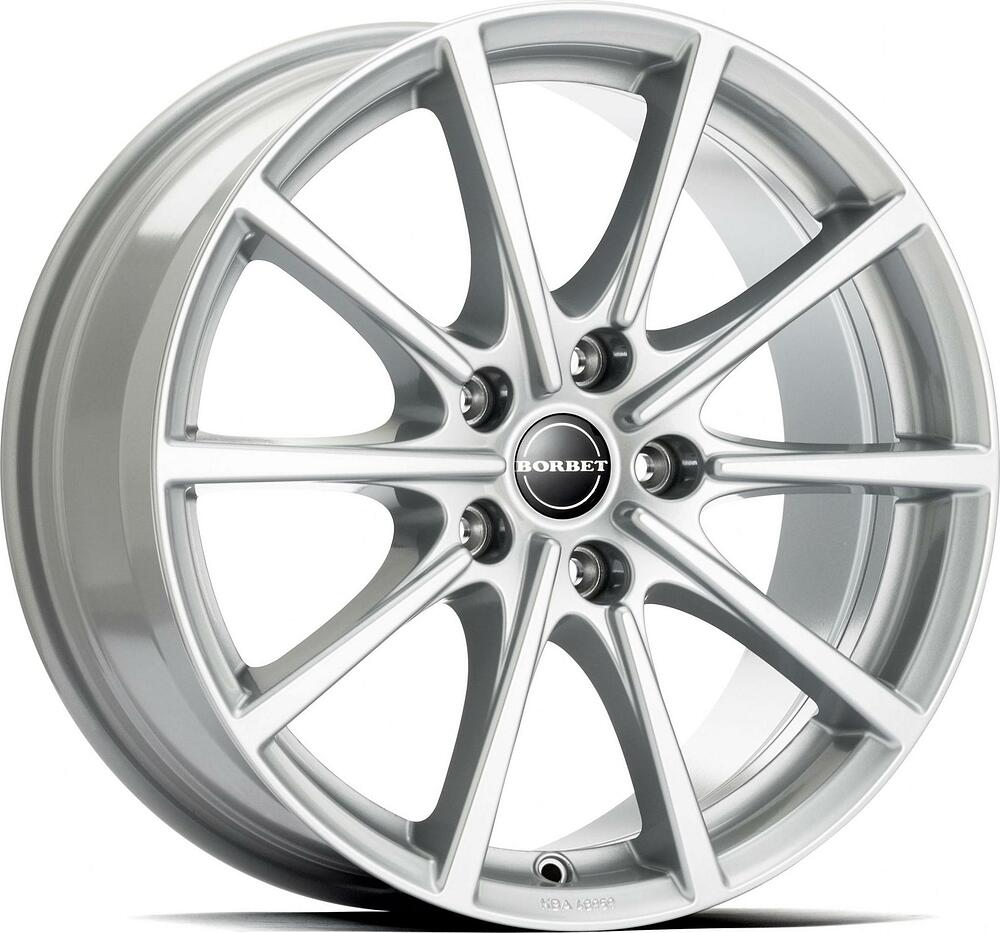 Borbet BL5 8x17 5x114.3 ET 48 Dia 72.5 Brilliant silver