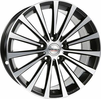 Borbet BLX 8.5x19 5x112 ET 45 Dia 72.5 Matt Black Polished