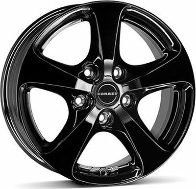 Borbet CC 7x16 5x120 ET 40 Dia 65 Black glossy