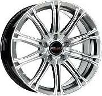 Borbet CW1 7x17 5x115 ET 40 Dia 70.1 Schwarz polished