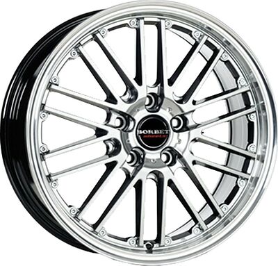 Borbet CW2/5 8.5x18 5x120 ET 30 Dia 72.5 Hyper/hornpoliert