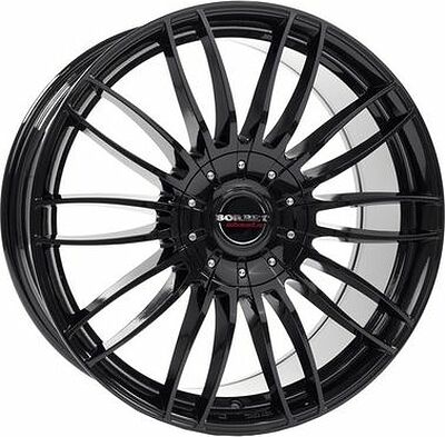 Borbet CW3 8.5x19 5x130 ET 53 Dia 71.6 Black glossy