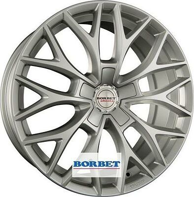 Borbet DY 8x18 5x120 ET 38 Dia 72.5 Brilliant Silver