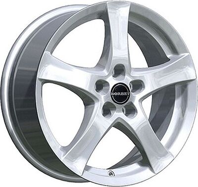 Borbet F 6.5x16 5x115 ET 38 Dia 70.3 Brilliant-silber