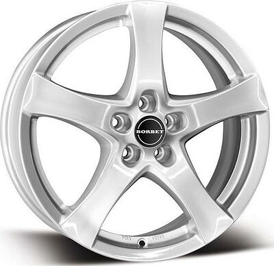 Borbet F 6.5x16 5x108 ET 47.5 Dia 63.3 silver