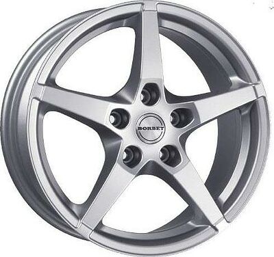 Borbet FS 7x16 5x110 ET 40 Dia 72.6 silver brilliant