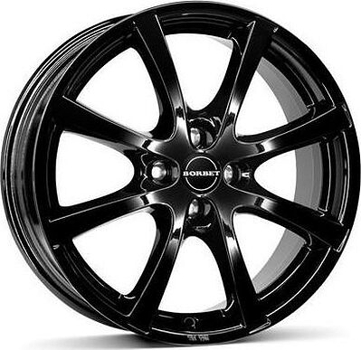 Borbet LV4 5.5x14 4x98 ET 35 Dia 64.1 Black glossy