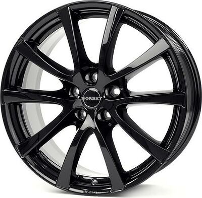 Borbet LV5 8x18 5x105 ET 40 Dia 56.62 Black Gloss