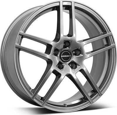 Borbet LW 8x19 5x108 ET 45 Dia 63 Metal Grey