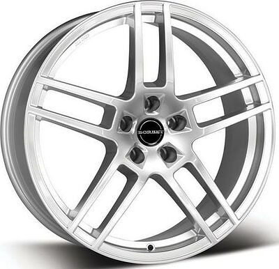 Borbet LW 8x19 5x112 ET 30 Dia 72.5 silver