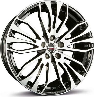 Borbet RB 8x18 5x108 ET 45 Dia 72.5 Black Polished