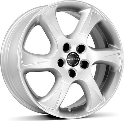 Borbet TC 6.5x16 4x100 ET 45 Dia 64.1 Brilliant silver