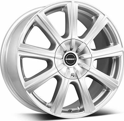 Borbet TS 8.5x18 5x112 ET 40 Dia 72.5 Dekor silver