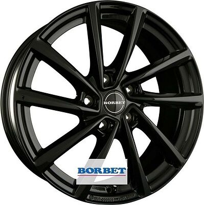 Borbet V 7x16 5x112 ET 48 Dia 66.5 Black Gloss