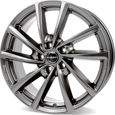 Borbet V 7x18 5x112 ET 43 Dia 57.1 Mistral Anthracite Glossy