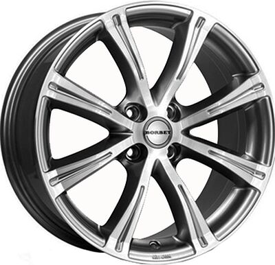 Borbet X8 7x16 4x108 ET 25 Dia 65.1 Decorsilber-Lackiert