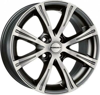 Borbet X8 7x16 4x108 ET 25 Dia 65.1 silver