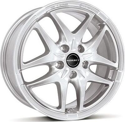 Borbet XB 6.5x16 5x112 ET 41 Dia 57.1 Cristal silver