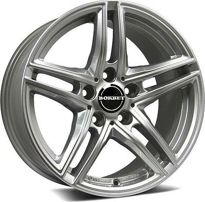 Borbet XR 7.5x17 5x120 ET 35 Dia 72.5 brilliant-silber