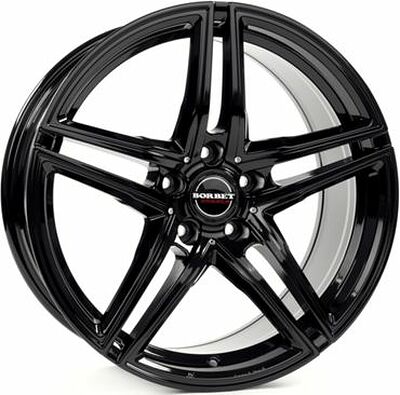 Borbet XRT 8.5x19 5x120 ET 35 Dia 72.5 Black glossy