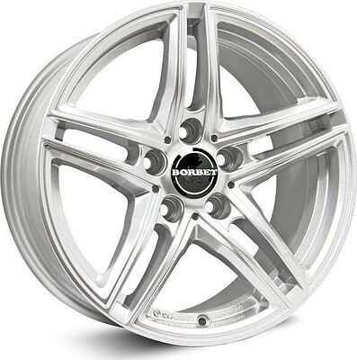 Borbet XRT 8x18 5x120 ET 30 Dia 72.5 Brilliant silver