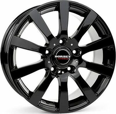 Borbet C2C 7.5x17 5x112 ET 50 Dia 66.5 Black glossy