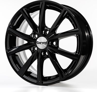 Carwel Гамма 6x15 5x100 ET 38 Dia 57.1 BK
