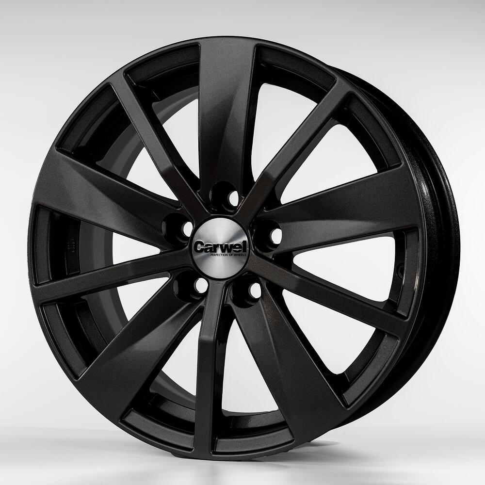Carwel Имлес 6x15 5x100 ET 43 Dia 57.1 BK